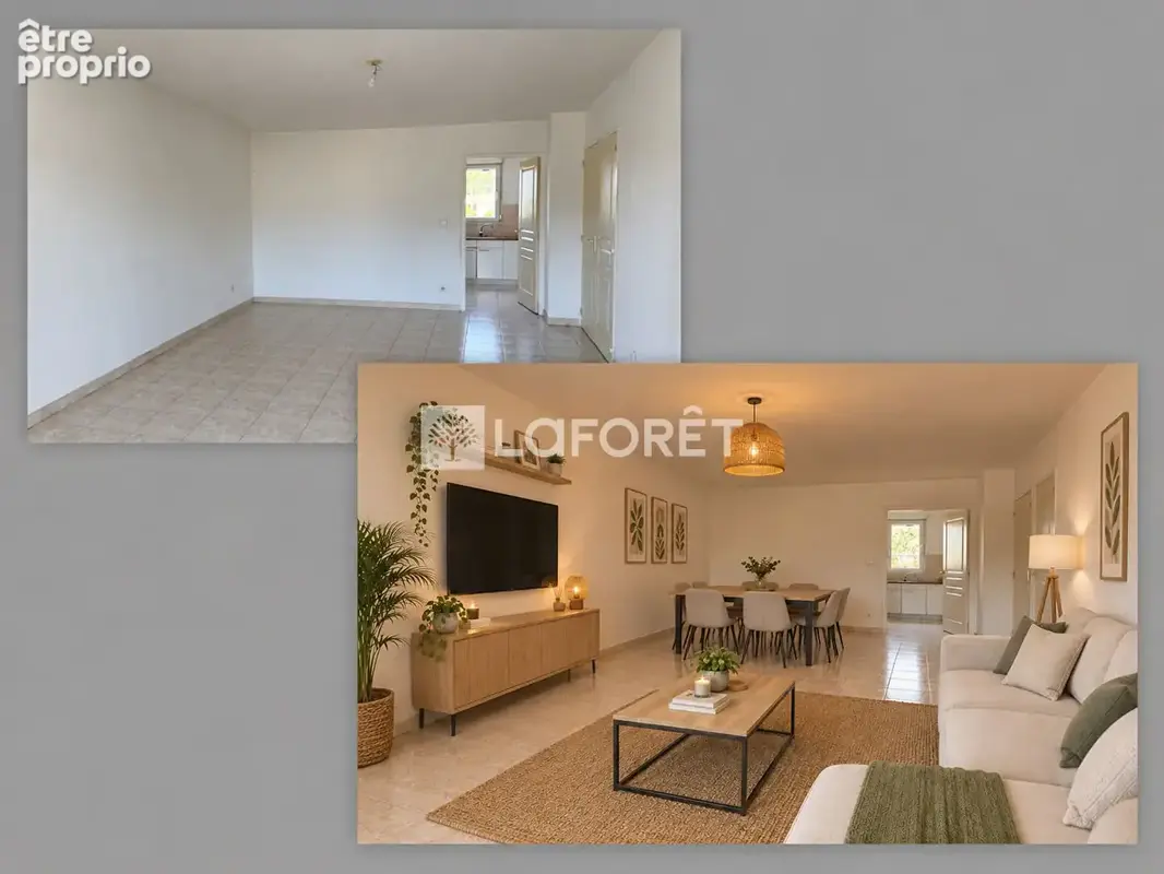 Appartement Roquefort La Bedoule T2 (possible T3) 54 m² avec terrasse et box garage - photo 3
