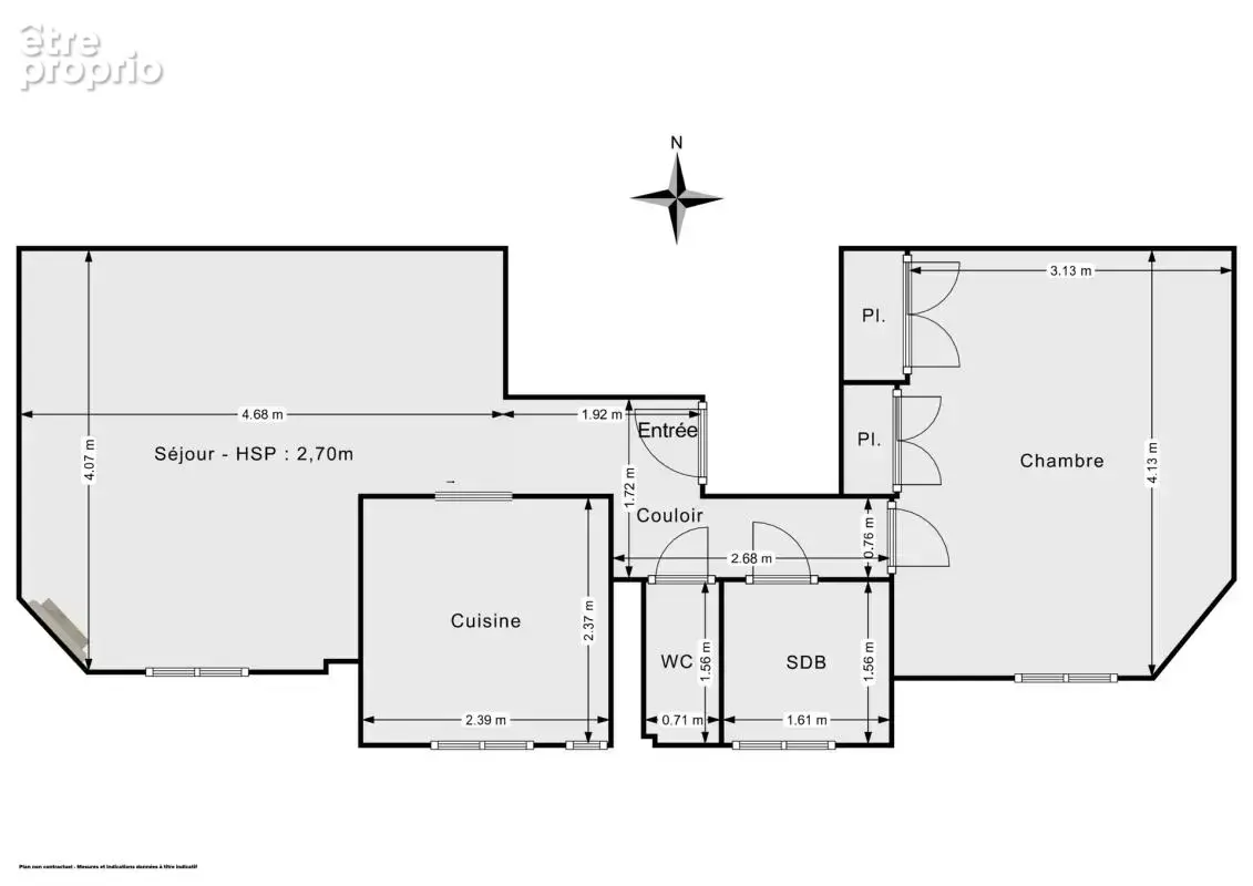 Appartement 2 pièces de 42,5 m² - Rue Héloïse-Isabelle Michaud, Gennevilliers - photo 3