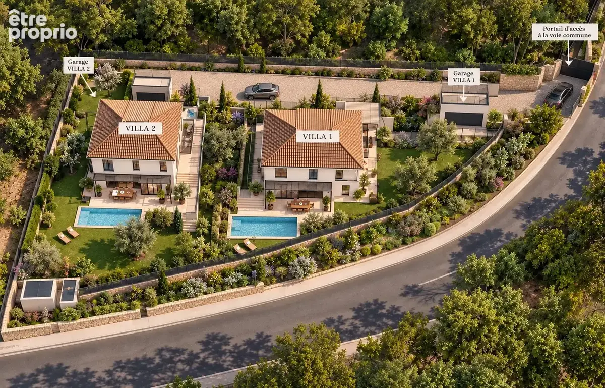 Deux maisons sur terrain de 1160m² permis accepté - photo 3