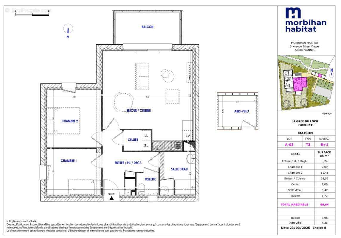 Appartement à THEIX