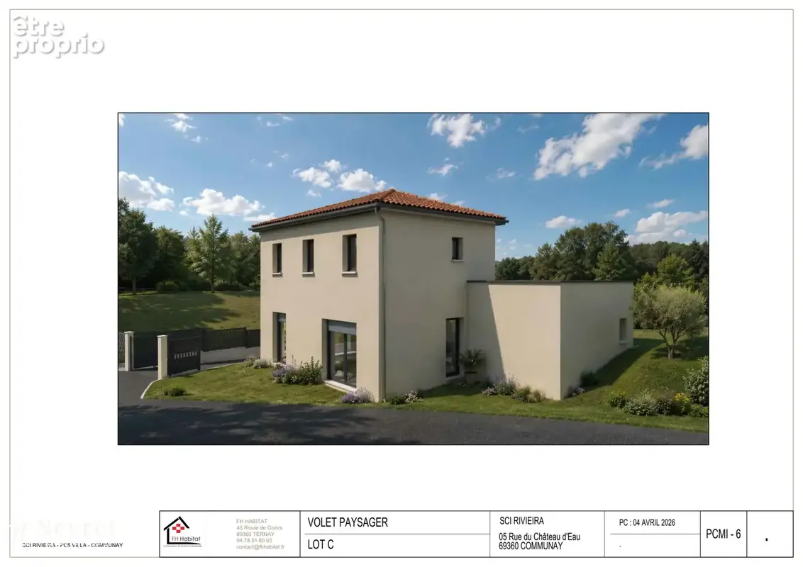 Terrain à Bâtir sur le haut de Communay 441m2 - photo 2