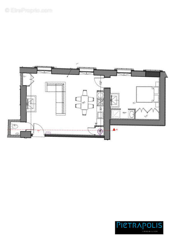 Appartement 51 m² à Lyon-2e  - photo 6