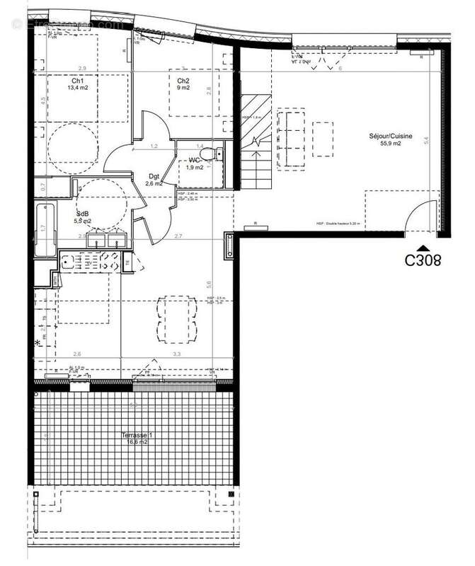 Appartement à BORDEAUX