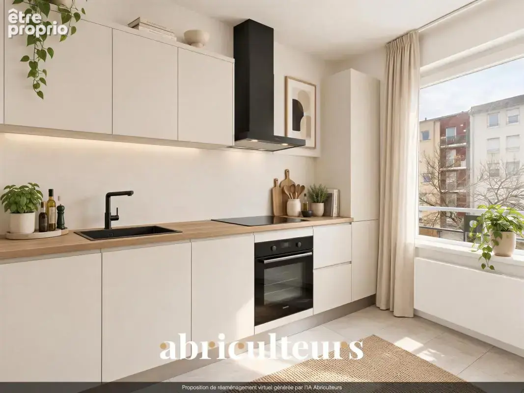Grand T2 lumineux avec terrasse et garage en vente à  Bron (69500) - photo 6