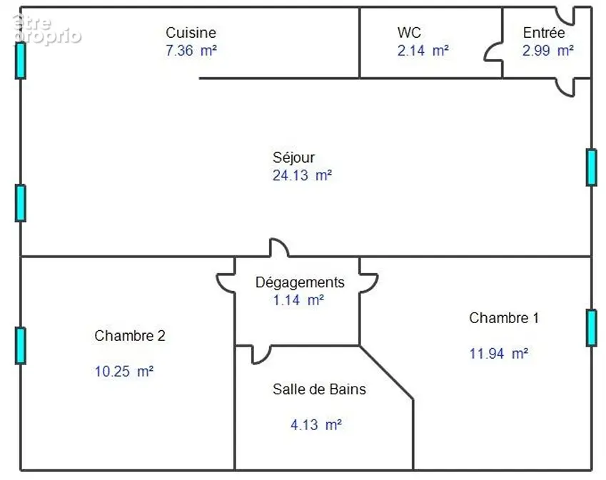 Saint Maurice De Lignon 43200 appartement type T3 de 64 m² 2 chambres - photo 11