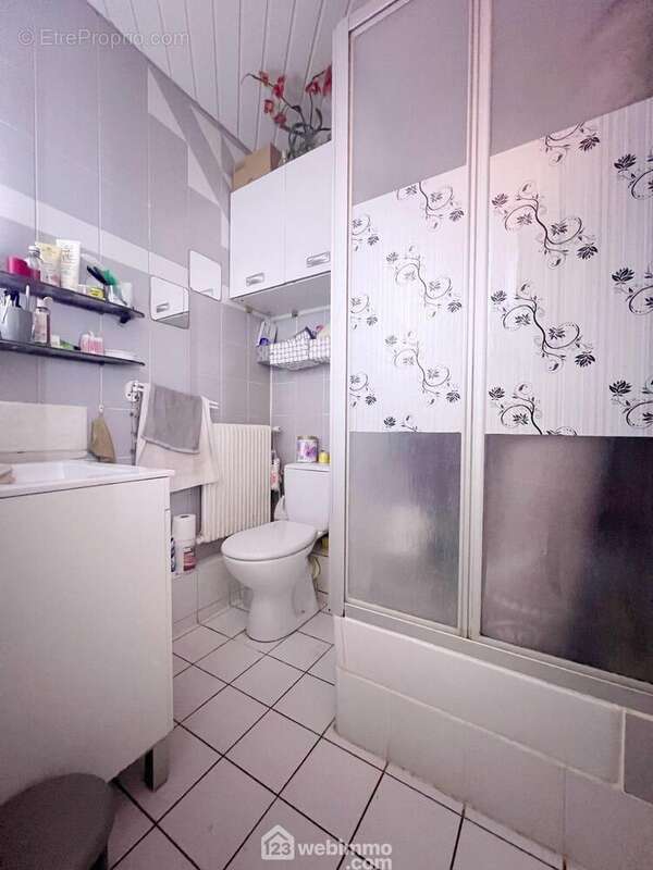 Salle de douche avec wc - Appartement à CHATILLON