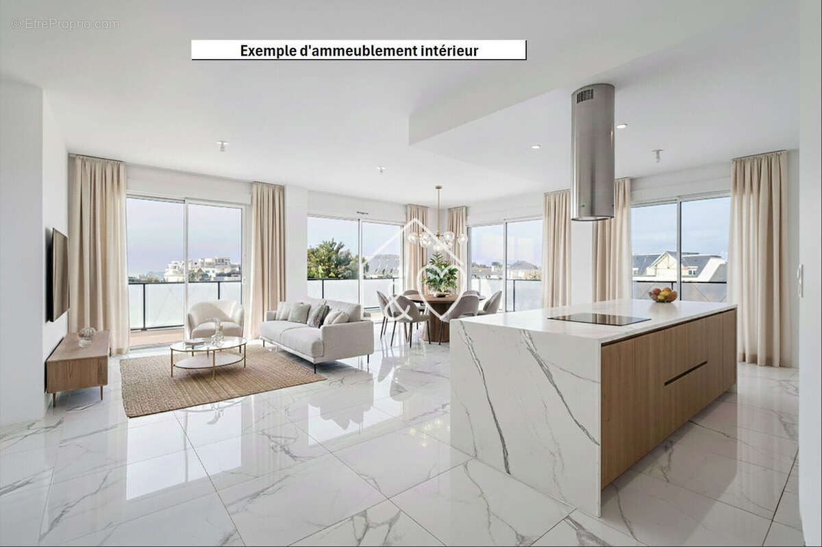Pornichet  Centre - Appartement Roof Top - T4 - Vue mer, disponibilité immédiate. - photo 3