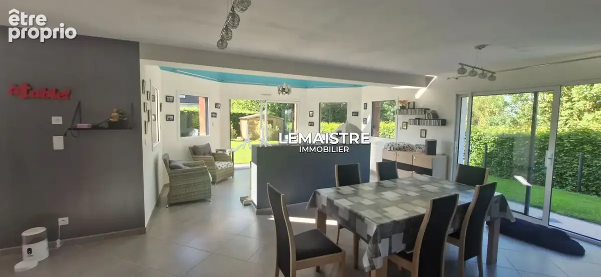 Maison contemporaine à vendre - À 12 min d'Yvetot - 225 m² - 4 chambres - Terrasse de 50 m² et garage - photo 7