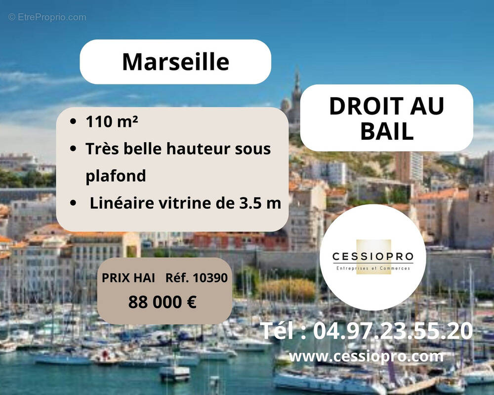 Commerce à MARSEILLE-1E