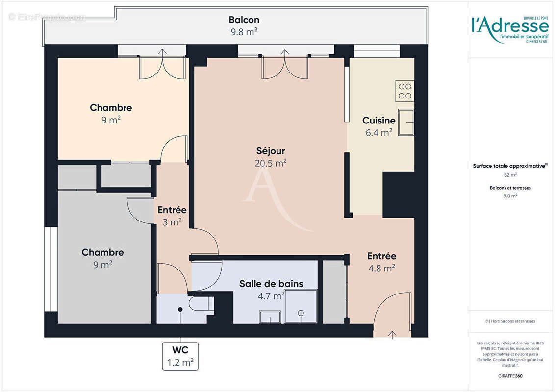 Appartement à JOINVILLE-LE-PONT
