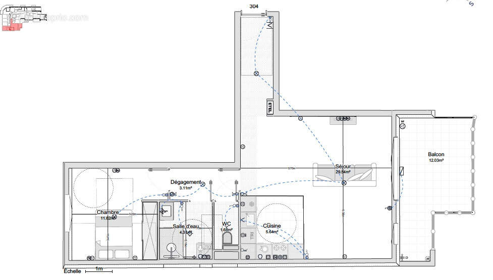 Appartement à SAINT-MAUR-DES-FOSSES