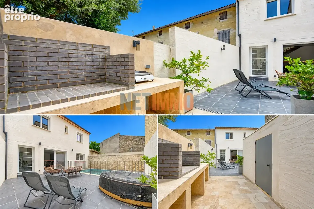 LE CAILAR - Maison de Village T4 - cour - piscine - photo 11