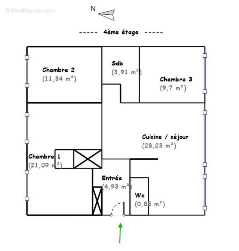Appartement à VITRY-SUR-SEINE