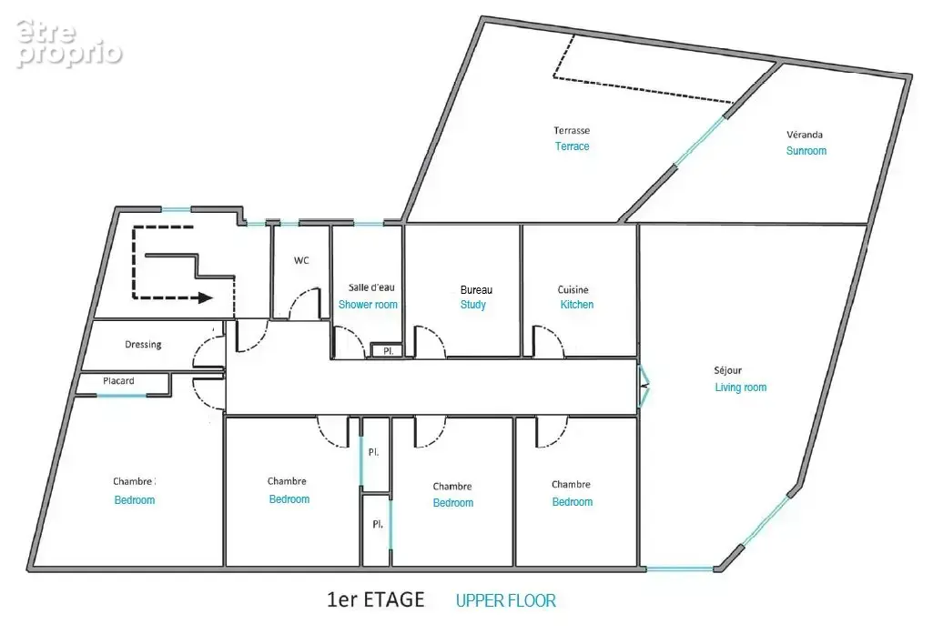 Bien atypique beaux volumes 170 m² hab plus rdc 170 m², gge, terrasse intimiste, 54km de perpignan - photo 18
