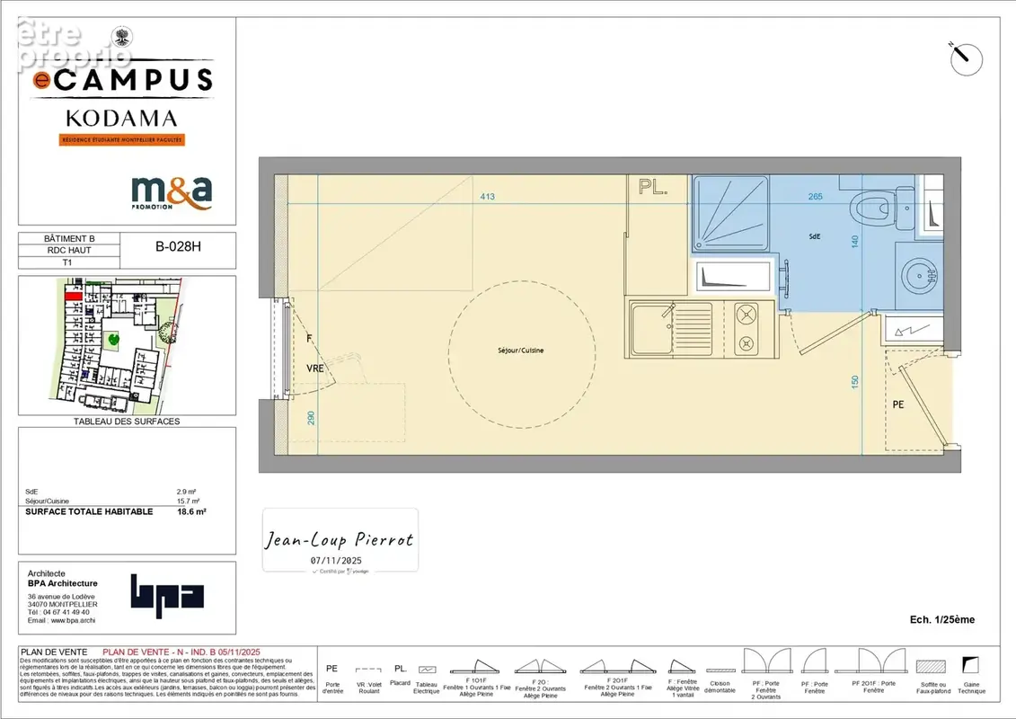 Appartement 18 m² à Montpellier  - photo 8