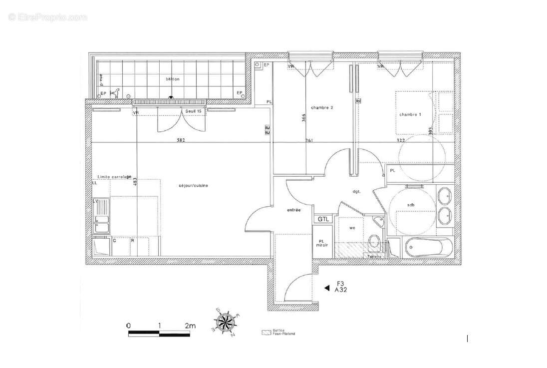 Appartement à SAINT-MAUR-DES-FOSSES