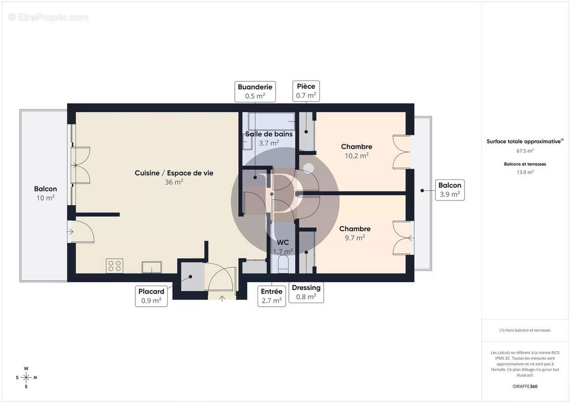 Appartement à LE PLESSIS-ROBINSON