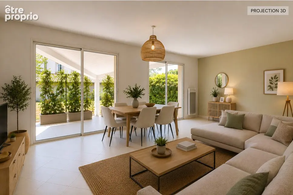 Maison de plain-pied : 3 chambres, jardin et garage - photo 3