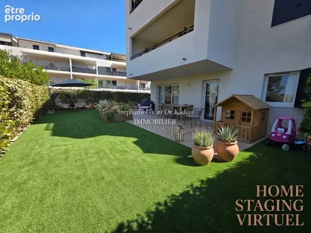 APPARTEMENT - REZ DE JARDIN -  2 chambres - jardin  - parking - photo 12