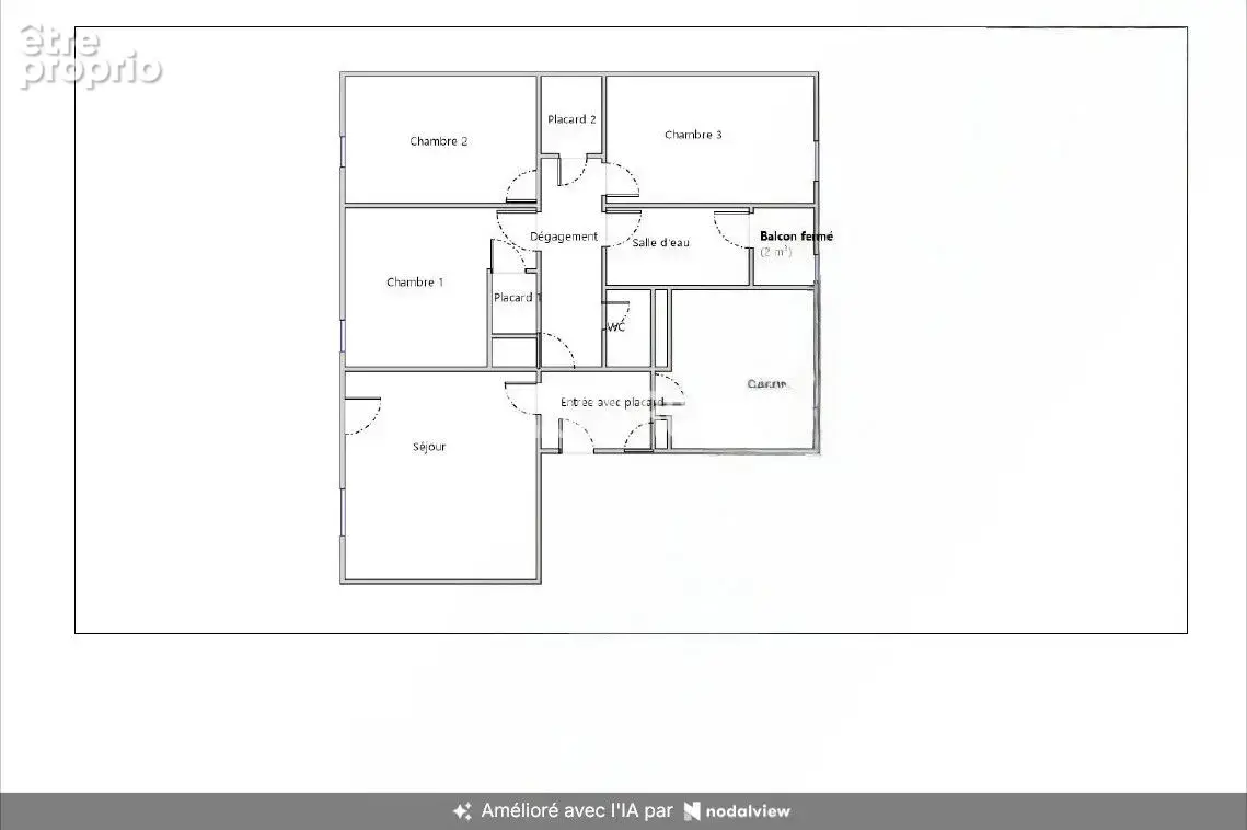 Paimpol Centre -  Appartement lumineux au calme, cave, parking - photo 10
