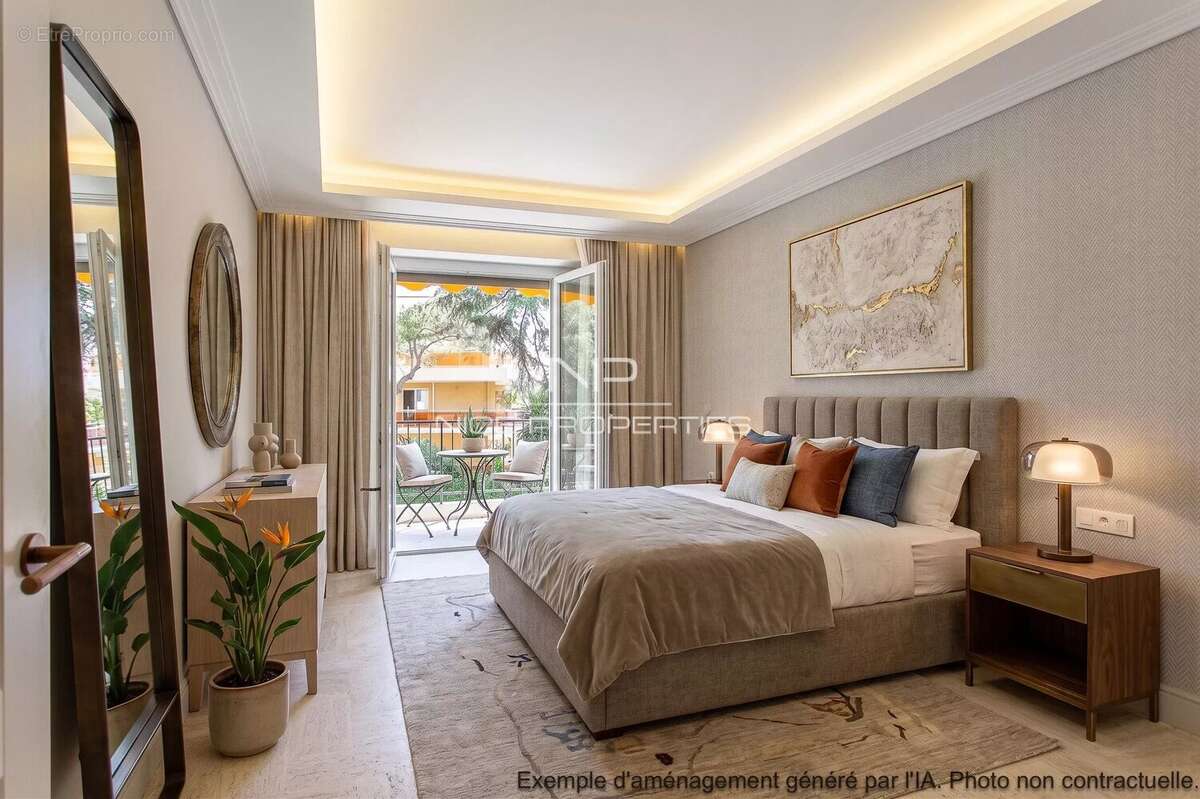 CAP D'AIL : Appartement 3 pièces avec terrasses, à rénover, dans résidence avec piscine et gardien - photo 12