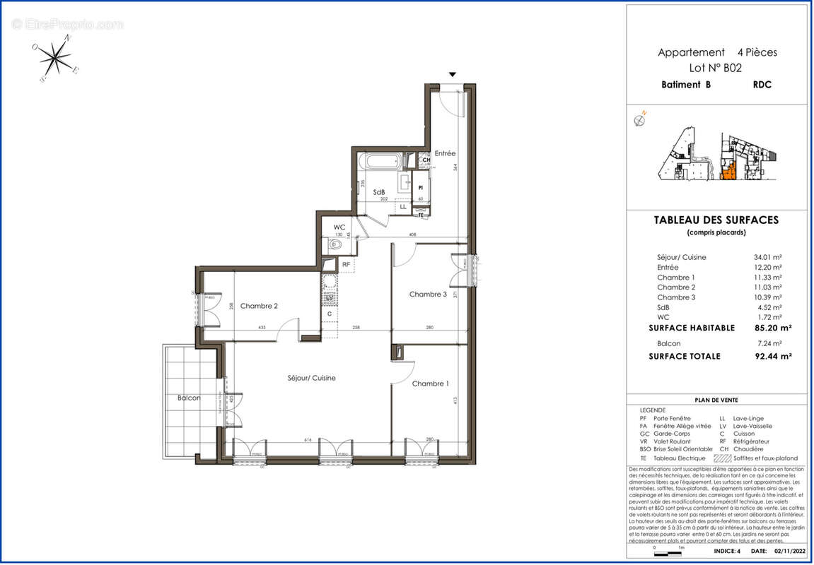 Appartement à LYON-9E