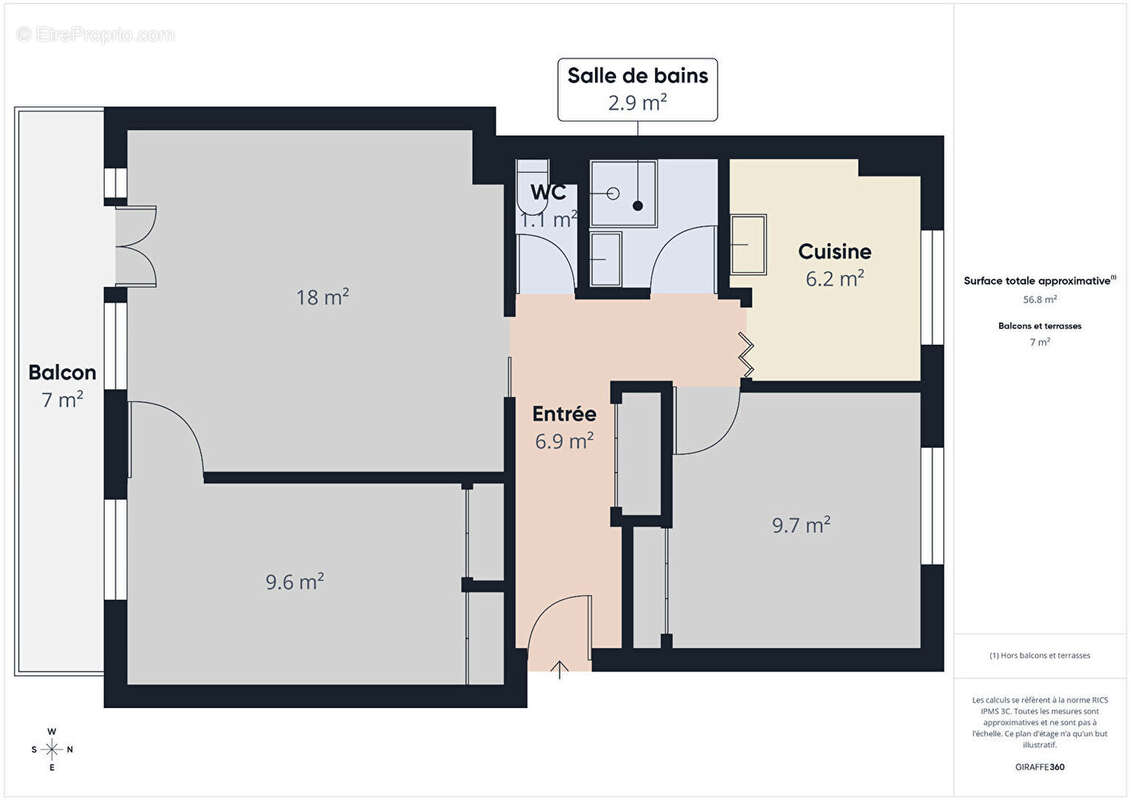 Appartement à FONTAINES-SUR-SAONE