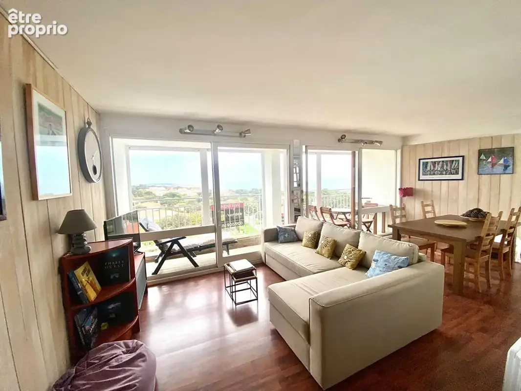 Appartement 55 m2 vue mer imprenable proge plage de Tanchet - photo 4