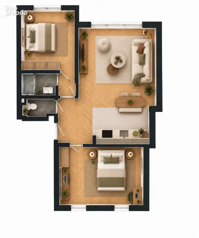 Lyon 7 - Jean Macé  T3 avec fort potentiel - 54 m² - photo 16