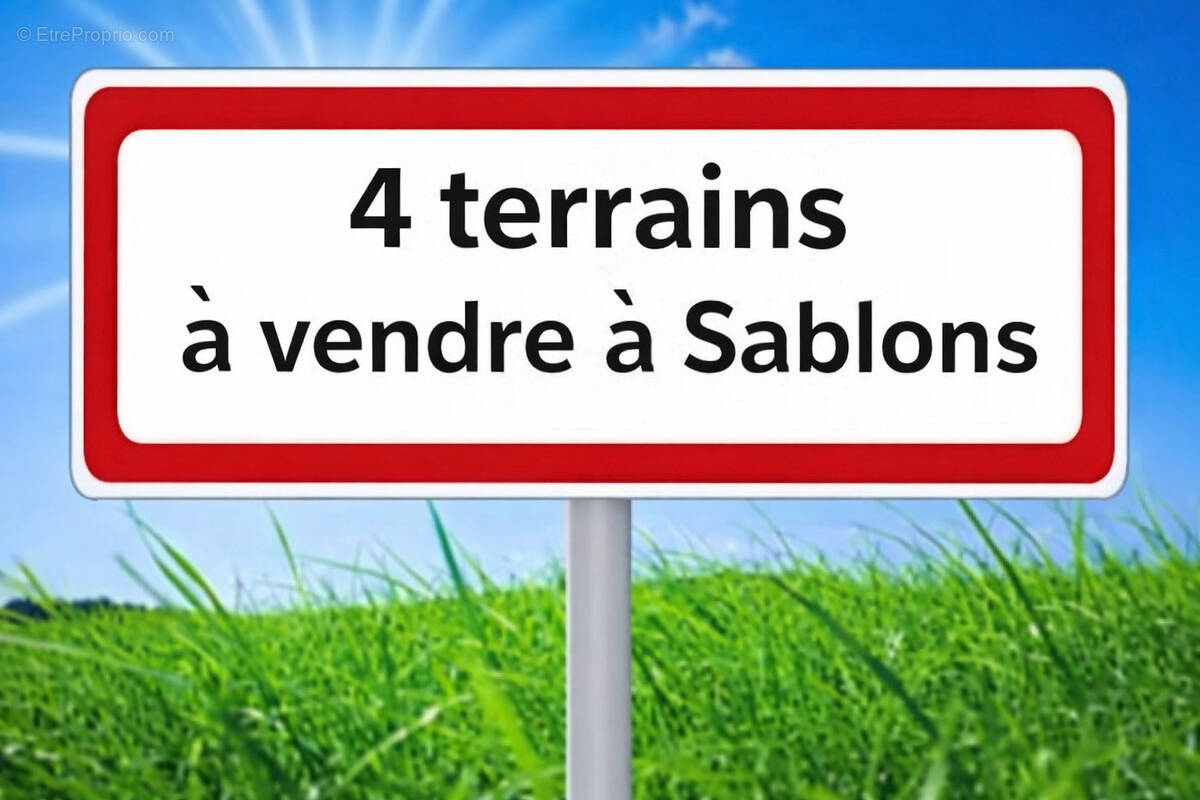 Terrain à SABLONS