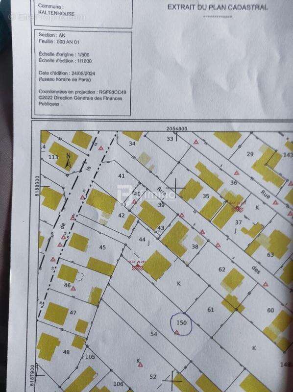 Terrain à KALTENHOUSE