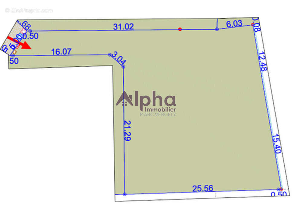 Terrain à MONTBARTIER