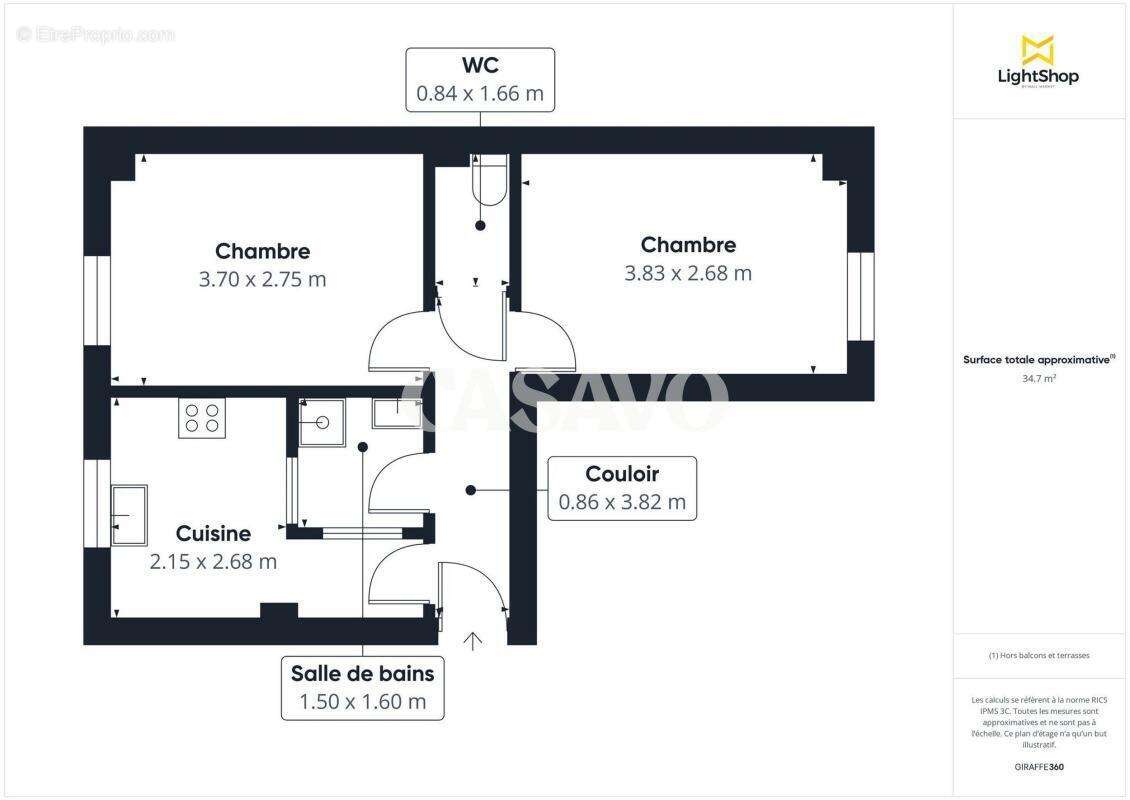 Appartement à SAINT-DENIS
