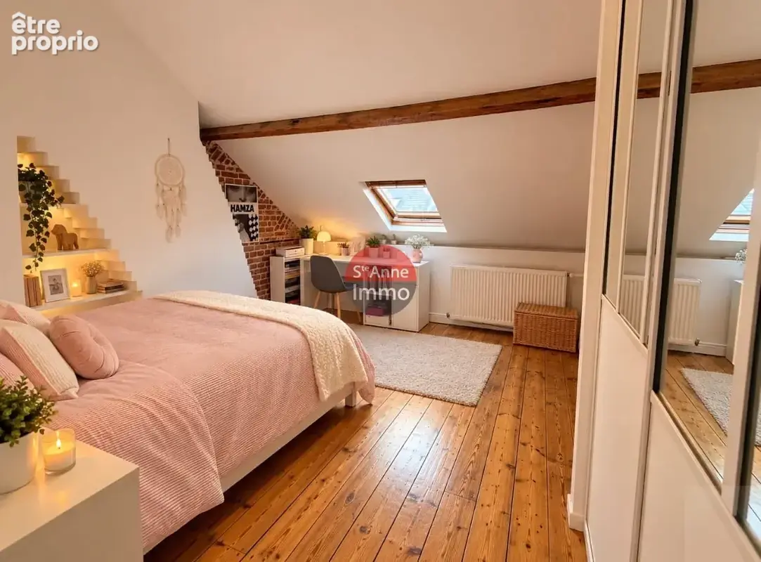 Amiens - quartier sainte-anne - maison - 3 chambres - cave - cour - photo 12