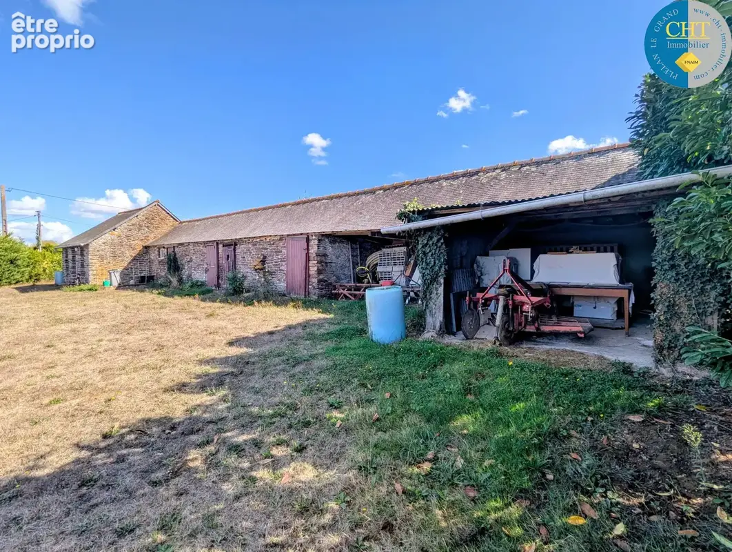 Ancien corps de ferme en pierres renove avec studio et dépendances à concoret (56430) avec cht immobilier - photo 57