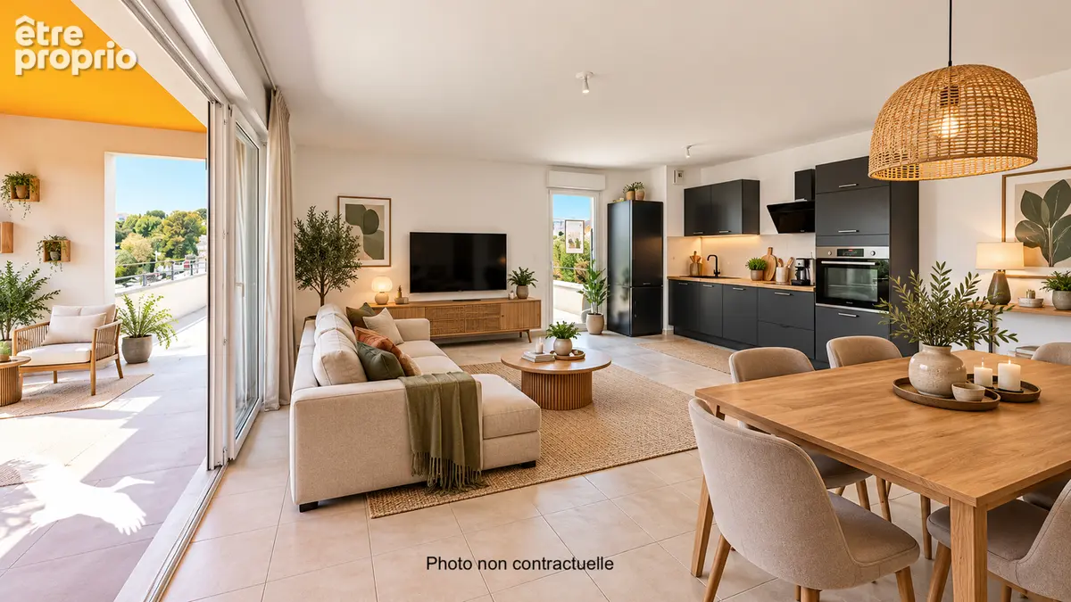 A VENDRE - Limitrophe au 12e - Secteur Les Caillols / La Pomme, Appartement 3 pièces de 70m² avec 75m² de terrasse - photo 3