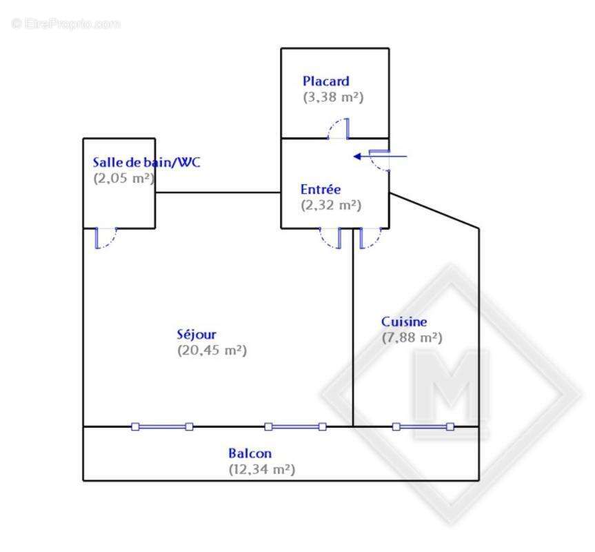 Appartement à MARSEILLE-6E