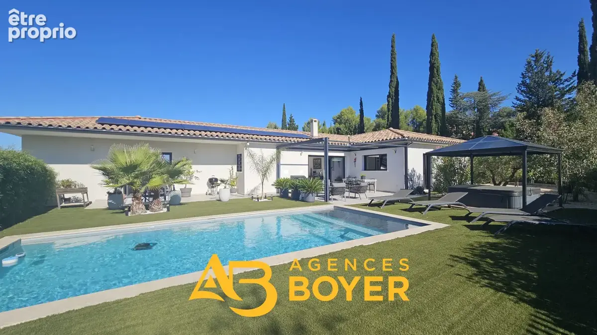 Villa contemporaine de plain-pied avec vue panoramique exceptionnelle sur Le Beausset   Classe énergétique A - photo 1