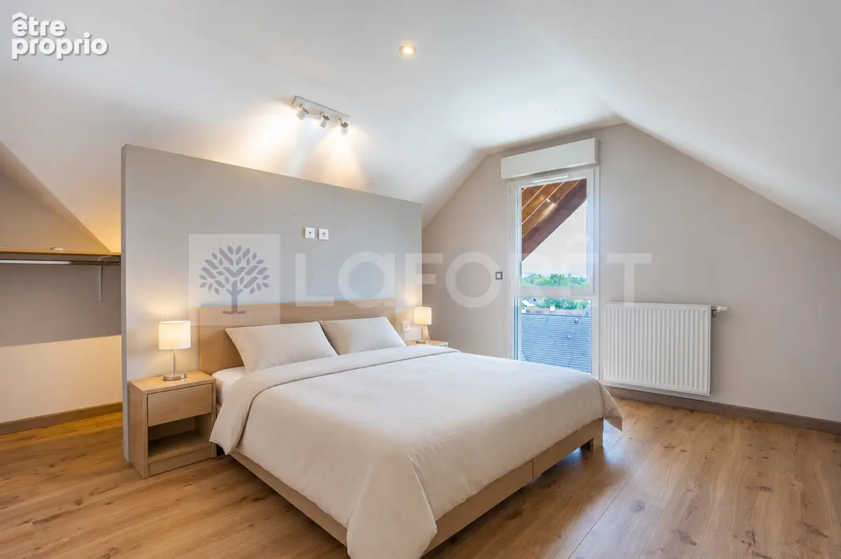 Agence immobiliere laforet - co-exclusivite - "muscari" - poisy - appartement duplex t3 de 114,66m² - terrasse 12,35m²  - cave - - photo 10