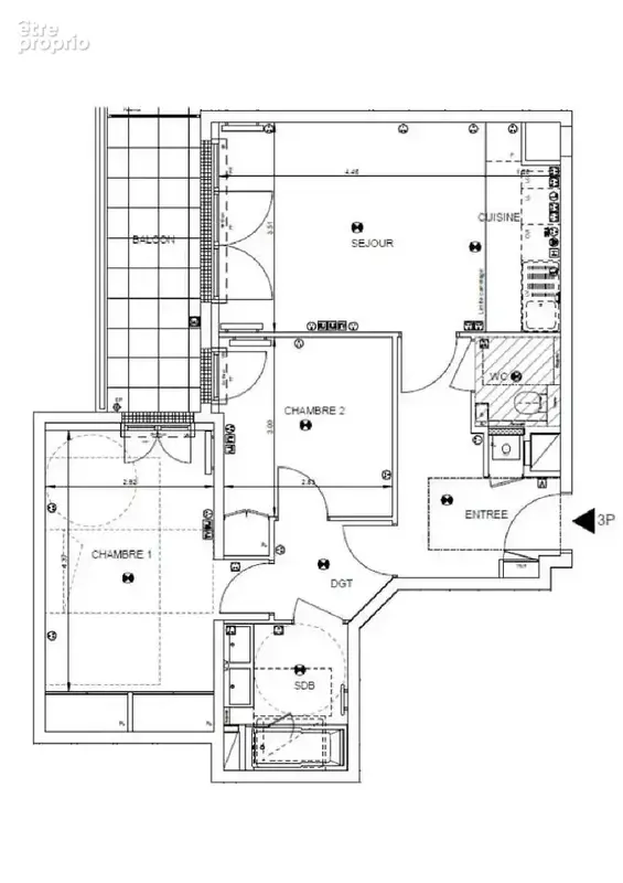 Appartement FRANCO SUISSE Suresnes (quartier Belvédère) 3 pièce(s) 61 m2 avec terrasse 8m² et parking boxé - photo 17