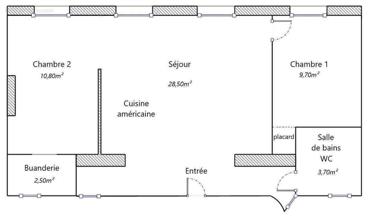 Appartement à PARIS-18E