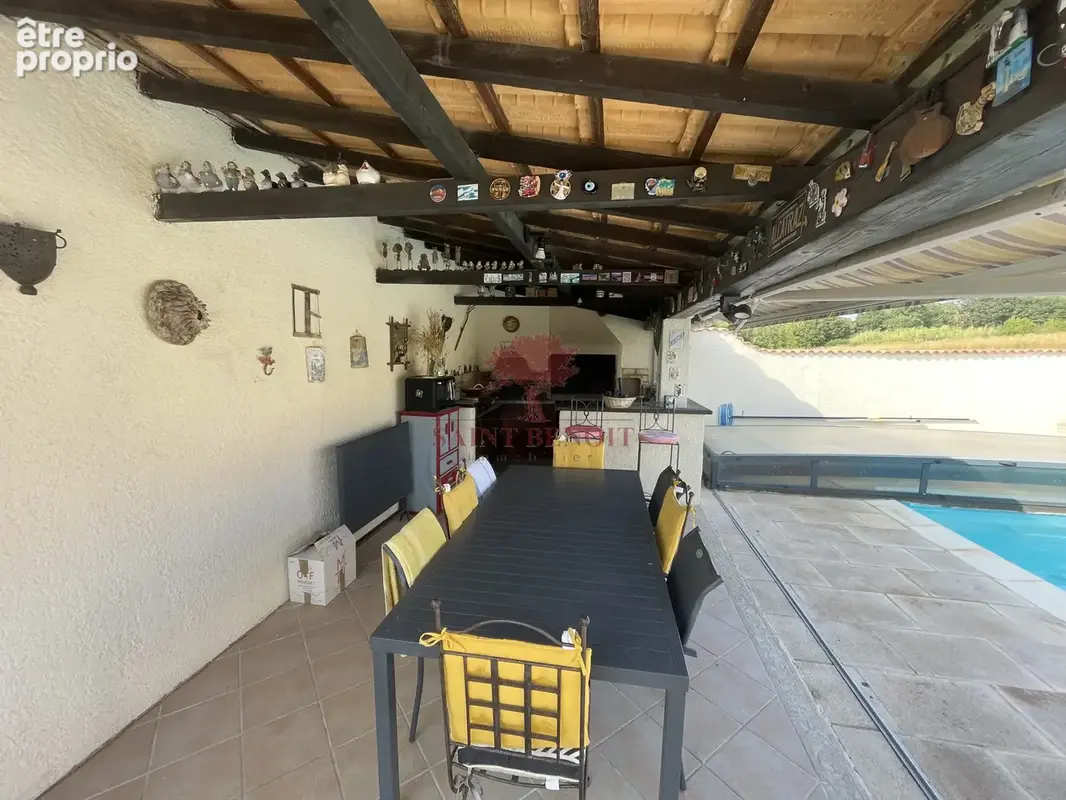 Le pouget - a vendre villa de type t4 avec une piscine - photo 16