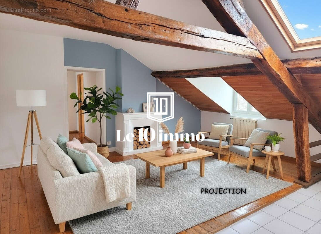 Projection salon - Appartement à NANTES