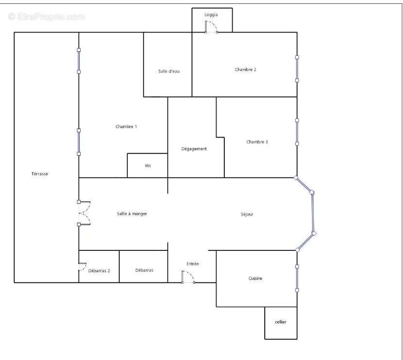 Appartement à PARIS-19E