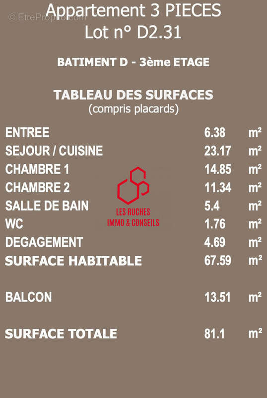 Appartement à BUSSY-SAINT-GEORGES