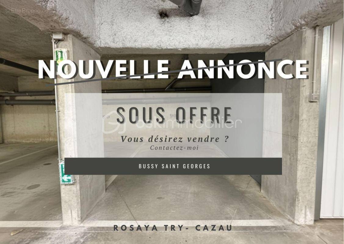 Parking à BUSSY-SAINT-GEORGES