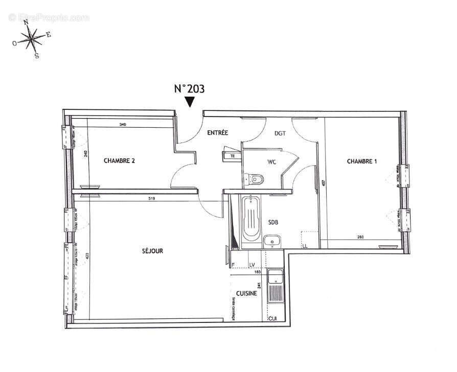 Appartement à MONTREUIL