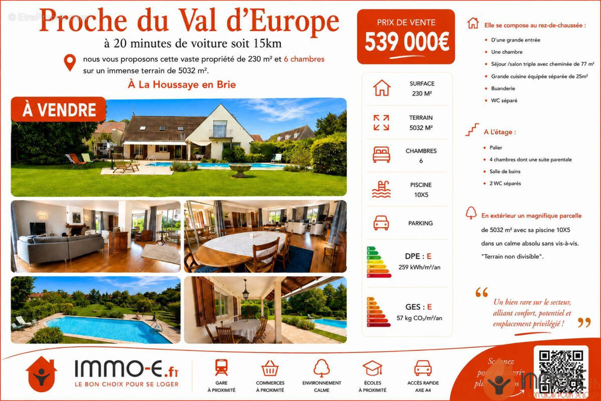 Maison à LA HOUSSAYE-EN-BRIE