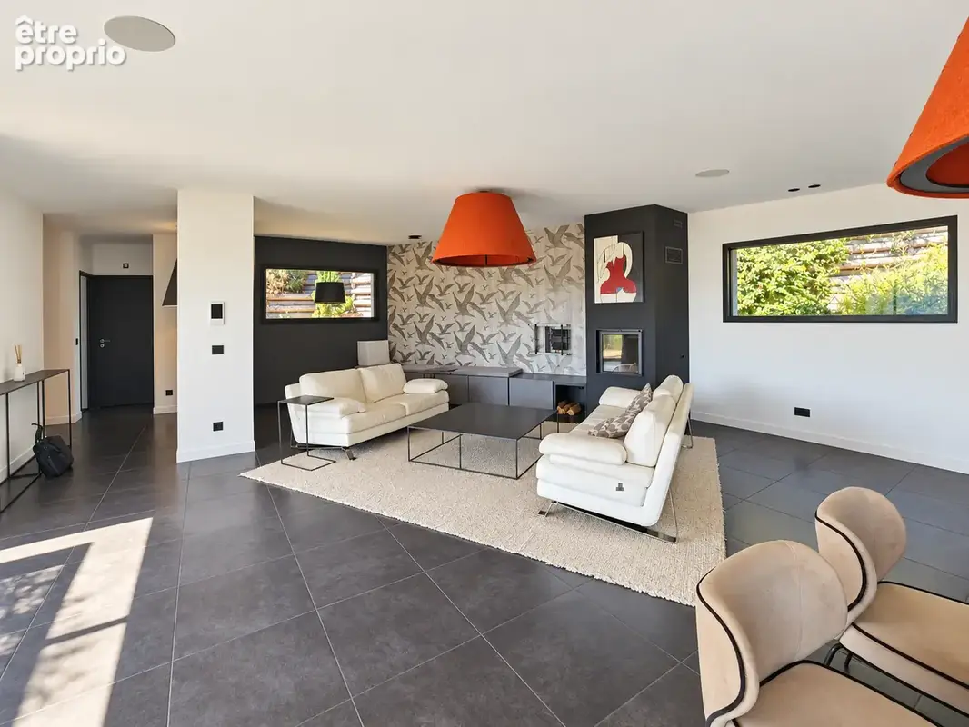 Vienne : villa d'architecte env. 180 m2 + garage, terrasse et piscine - photo 8