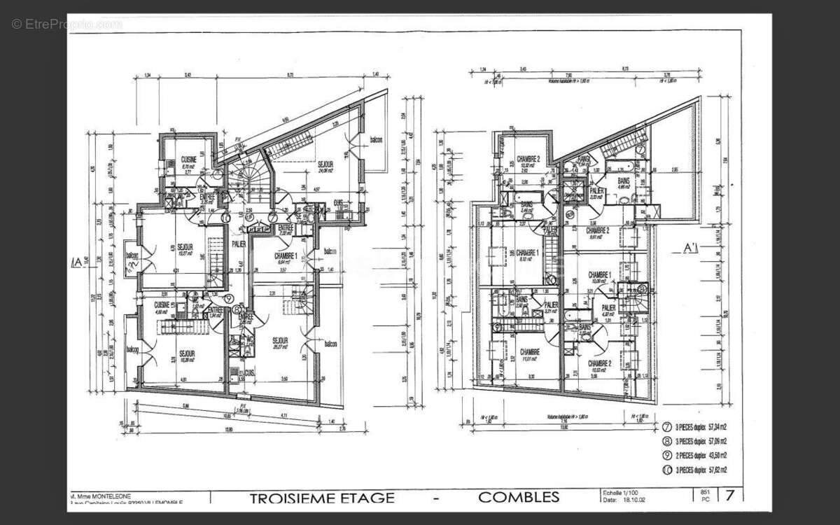 Appartement à VILLEMOMBLE